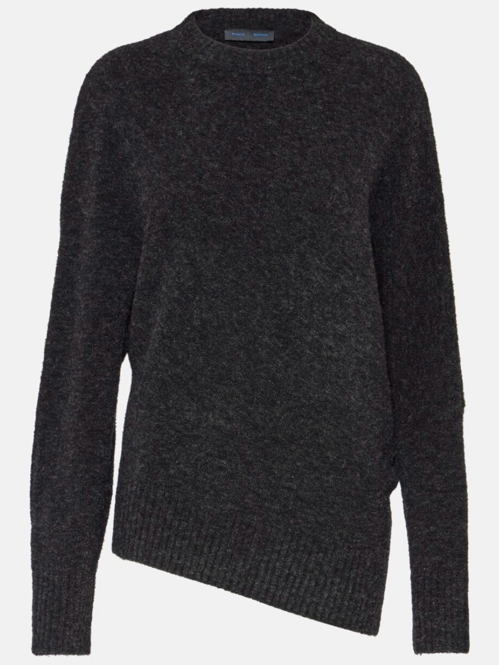 Proenza Schouler Wool Blend Slouchy Asymmetric Sweater